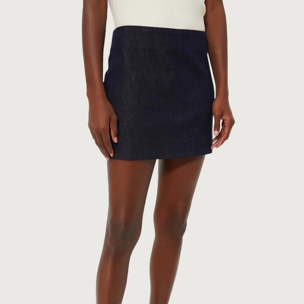 Tuckernuck Taryn Denim Mini Skirt Minimalist Coastal Preppy Capsule Quiet Luxury